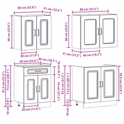VidaXL 3314855 credenza e mobile per stanza da pranzo - Vista aggiuntiva 8