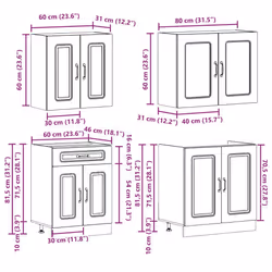 VidaXL 3314856 credenza e mobile per stanza da pranzo - Vista aggiuntiva 8