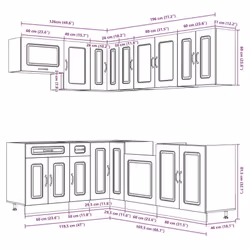 VidaXL 3314887 credenza e mobile per stanza da pranzo - Vista aggiuntiva 8