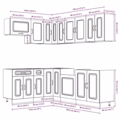 VidaXL 3314888 credenza e mobile per stanza da pranzo - Vista aggiuntiva 8