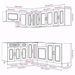 VidaXL 3314890 credenza e mobile per stanza da pranzo - Vista aggiuntiva 8