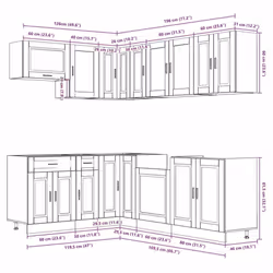 VidaXL 3314904 credenza e mobile per stanza da pranzo - Vista aggiuntiva 8