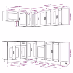 VidaXL 3314907 credenza e mobile per stanza da pranzo - Vista aggiuntiva 8