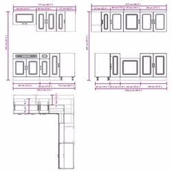 VidaXL 3314919 credenza e mobile per stanza da pranzo - Vista aggiuntiva 8