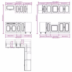 VidaXL 3314920 credenza e mobile per stanza da pranzo - Vista aggiuntiva 8