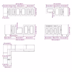 VidaXL 3314929 credenza e mobile per stanza da pranzo - Vista aggiuntiva 8