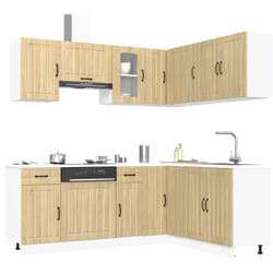 Vidaxl - Set Mobili da Cucina 11 pz Kalmar Rovere Sonoma in Truciolato
