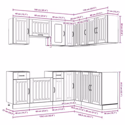 VidaXL 3314951 credenza e mobile per stanza da pranzo - Vista aggiuntiva 8