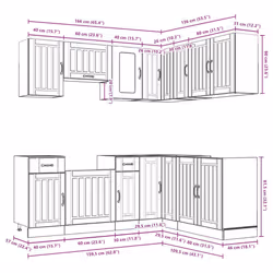 VidaXL 3314953 credenza e mobile per stanza da pranzo - Vista aggiuntiva 8