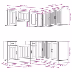 VidaXL 3314957 credenza e mobile per stanza da pranzo - Vista aggiuntiva 8