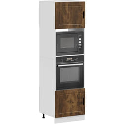 Armadi Forno 2 pz Porto Rovere Fumo in Legno Multistrato Vidaxl