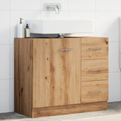 Vidaxl - Mobile Lavabo Rovere Artigianale 63x30x54 cm in Truciolato 3333