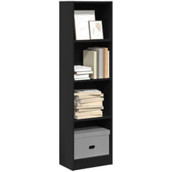 Libreria Nera 40x24x143 cm in Truciolato Vidaxl 408174