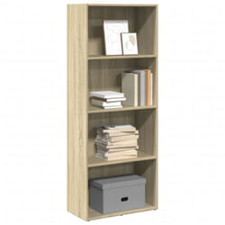 Libreria Rovere Sonoma 60x30x152 cm in Legno Multistrato Vidaxl 230192