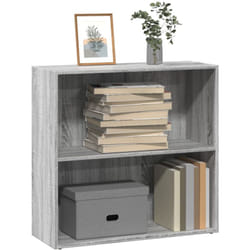 Libreria Grigio Sonoma 80x30x77 cm in Legno Multistrato Vidaxl 879814