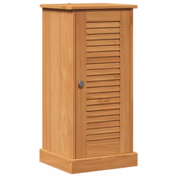 vidaXL Mobile da Bagno con porta VIGO marrone ambrato 37 x 34 x 80 cm - Vista aggiuntiva 2
