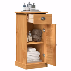vidaXL Armadietto da Bagno VIGO marrone ambrato 37,5 x 34 x 80 cm - Vista aggiuntiva 3