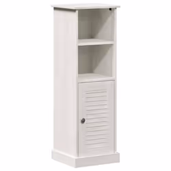 vidaXL Mobile da Bagno con archiviazione VIGO Bianco 37 x 34 x 110 cm - Vista aggiuntiva 2