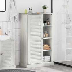 vidaXL Mobile da Bagno VIGO Bianco 67.5 x 34 x 110 cm