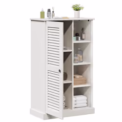 vidaXL Mobile da Bagno VIGO Bianco 67.5 x 34 x 110 cm - Vista aggiuntiva 3