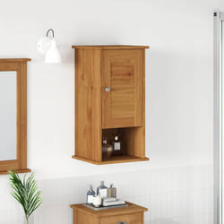 vidaXL Mobiletto da Bagno a Muro VIGO marrone ambrato