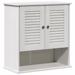 vidaXL Mobiletto da Bagno a Muro VIGO Bianco 67,5 x 34 x 71,5 cm - Vista aggiuntiva 2