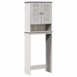 vidaXL Mobile Bagno con lo scaffale VIGO Bianco 60 x 27 x 161 cm - Vista aggiuntiva 2