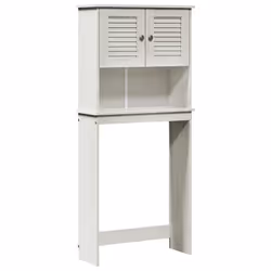 vidaXL Armadio per Lavatrice con porta VIGO Bianco 72.5 x 27 x 161 cm - Vista aggiuntiva 2