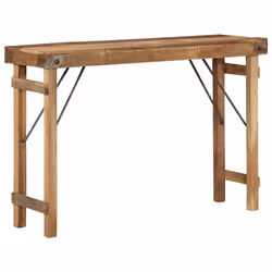 vidaXL Tavolo consolle Marrone 110 x 35 x 76 cm - Vista aggiuntiva 2