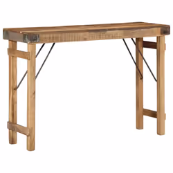 vidaXL Tavolo consolle Marrone 110 x 35 x 76 cm - Vista aggiuntiva 3