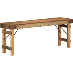 Vidaxl - Panchina 110x35x46 cm in legno massello di recupero
