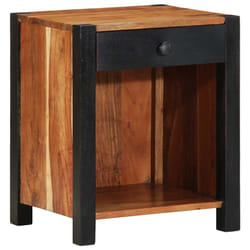 vidaXL Armadio da Notte con cassetto Marrone 40 x 35 x 50 cm