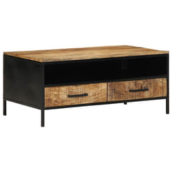 vidaXL Tavolino da salotto con cassetto Marrone 90 x 50 x 40 cm