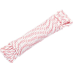Fune di Avviamento a Strappo Bianco e Rosso Ø3 mm 10 m in Nylon Vidaxl 8982