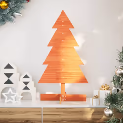 Create l'atmosfera perfetta per le feste con questo albero di Natale in legno! Aggiunge un fascino unico e un'atmosfera festo ...