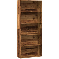 Libreria Legno Antico 80x30x189 cm in Legno Multistrato Vidaxl 304256