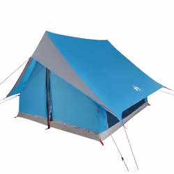vidaXL Tende con tetto Blu 256 x 266 x 185 cm Poliestere - Vista aggiuntiva 2