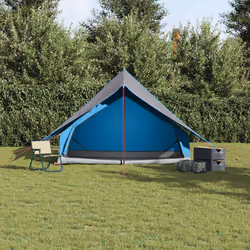 vidaXL Tende con tetto Blu 256 x 266 x 185 cm Poliestere - Vista aggiuntiva 3