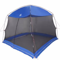 vidaXL Tende con tetto azzurro 320 x 320 x 218 cm Poliestere - Vista aggiuntiva 2