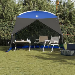 vidaXL Tende con tetto azzurro 320 x 320 x 218 cm Poliestere - Vista aggiuntiva 3
