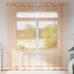 Vidaxl - Tende in Voile con Occhielli 2 pz Terracotta 604200