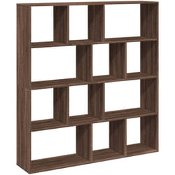 Libreria Rovere Marrone 132x29x141,5 cm in Legno Multistrato Vidaxl