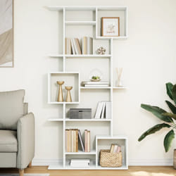 Libreria Bianca 92x29x188 cm in Legno Multistrato Vidaxl 475973