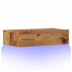 vidaXL Mobile Porta TV con Luci LED Legno Antico 60x35x15,5 cm - Vista aggiuntiva 3