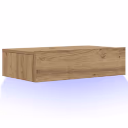 vidaXL Mobile Porta TV con Luci LED Rovere Artigianale 60x35x15,5 cm - Vista aggiuntiva 2