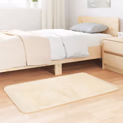 vidaXL Tappeto Shaggy a Pelo Lungo NAVARRA Crema 60x100 cm poliestere - Vista aggiuntiva 3