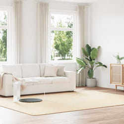 Tappeto Shaggy a Pelo Lungo navarra Crema 240x340 cm poliestere Vidaxl 786586