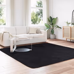 vidaXL Tappeto Shaggy a Pelo Lungo NAVARRA Nero 240x240 cm poliestere - Vista aggiuntiva 3