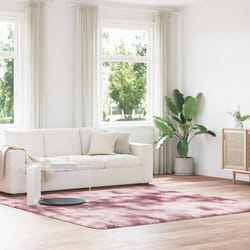 vidaXL Tappeto Shaggy a Pelo Lungo NAVARRA Rosa Antico 240x240cm