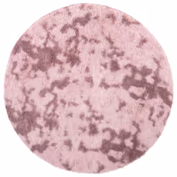 vidaXL Tappeto Shaggy a Pelo Lungo NAVARRA Rosa Antico 100x100cm - Vista aggiuntiva 2